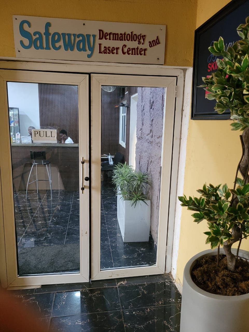 The exterior of the Safeway Dermatology and Laser Center building