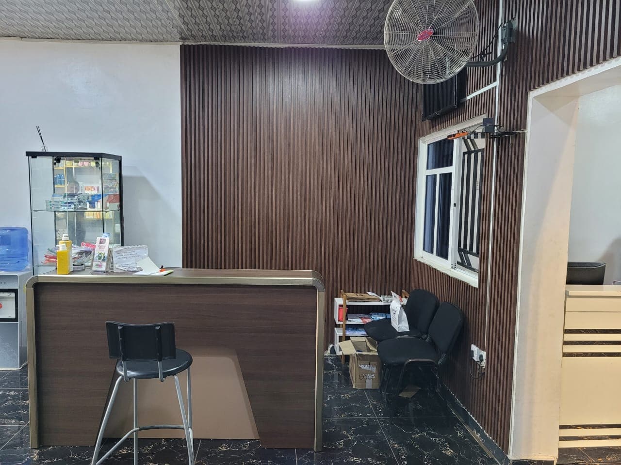 Modern and sterile treatment room with advanced equipment