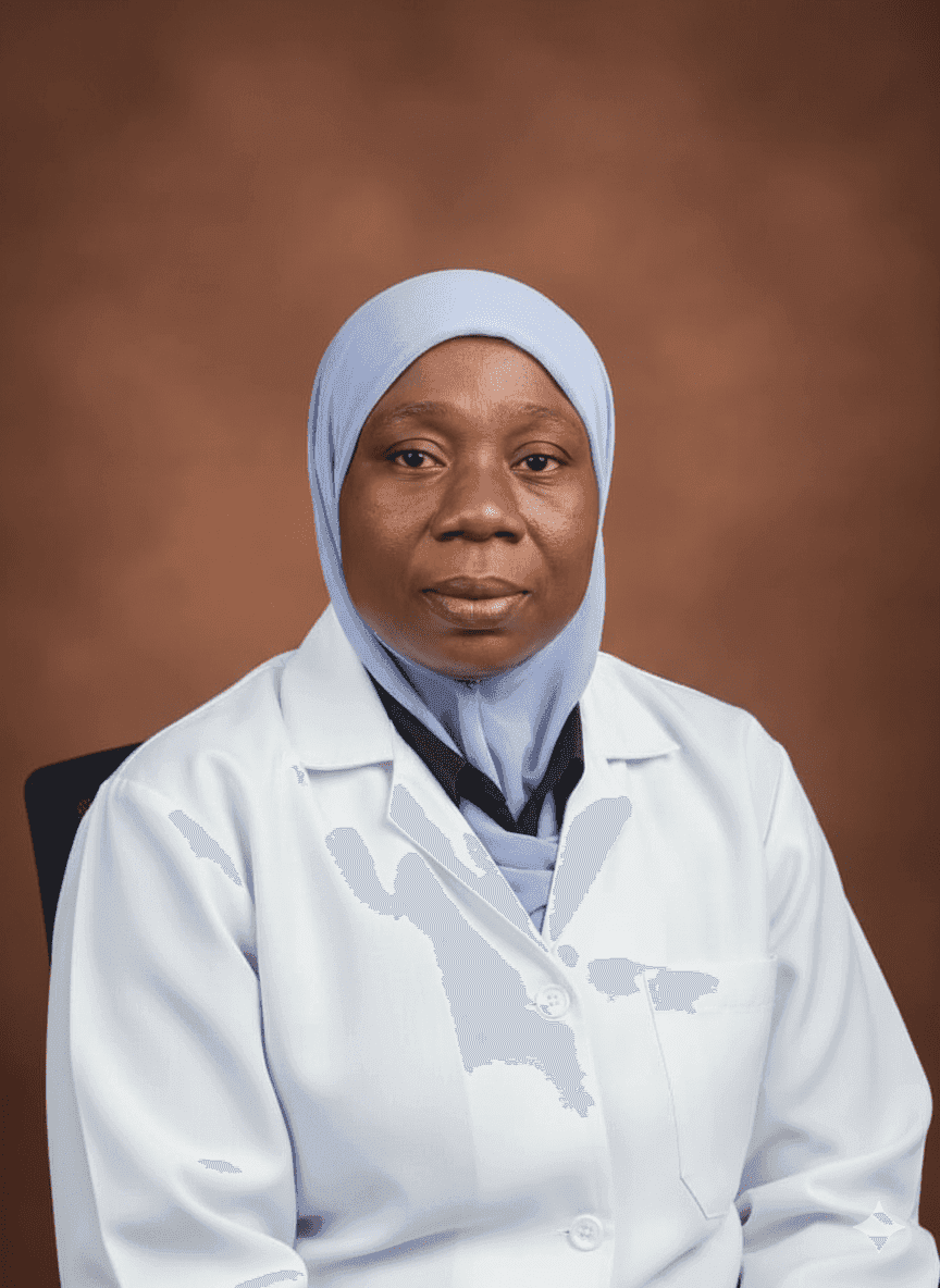 Portrait of Dr. Hamidah Bello, a leading dermatologist in Ibadan
